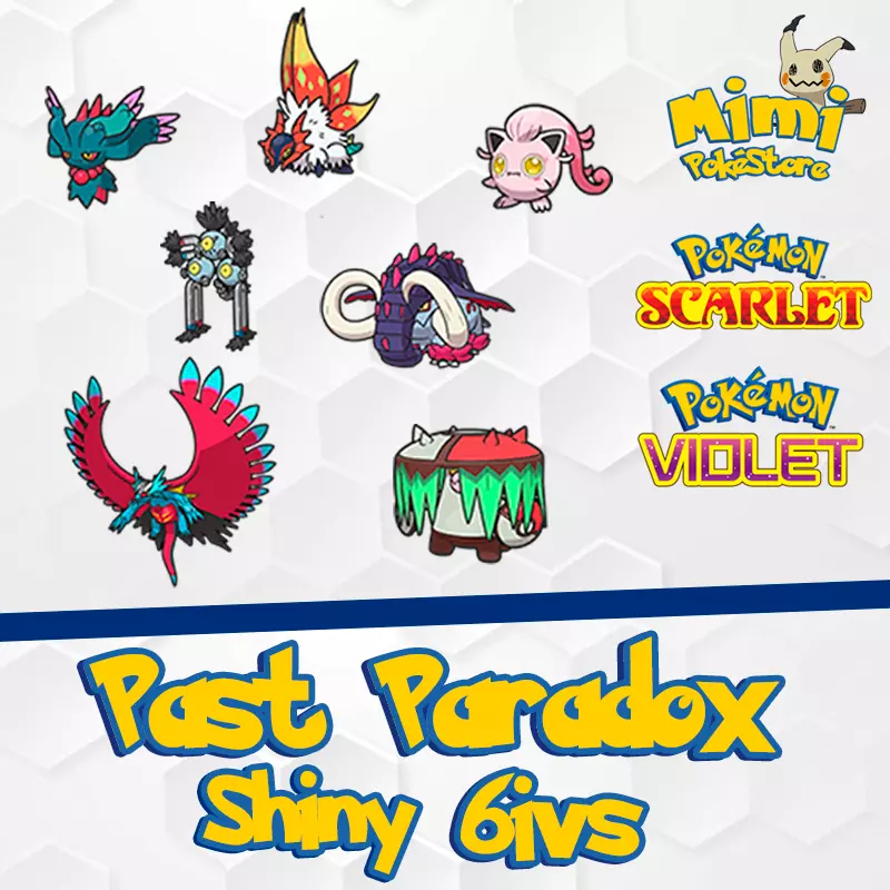 All 6IV Paradox Pokemon Shiny Untouched Koraidon Miraidon Pokemon Scarlet  Violet