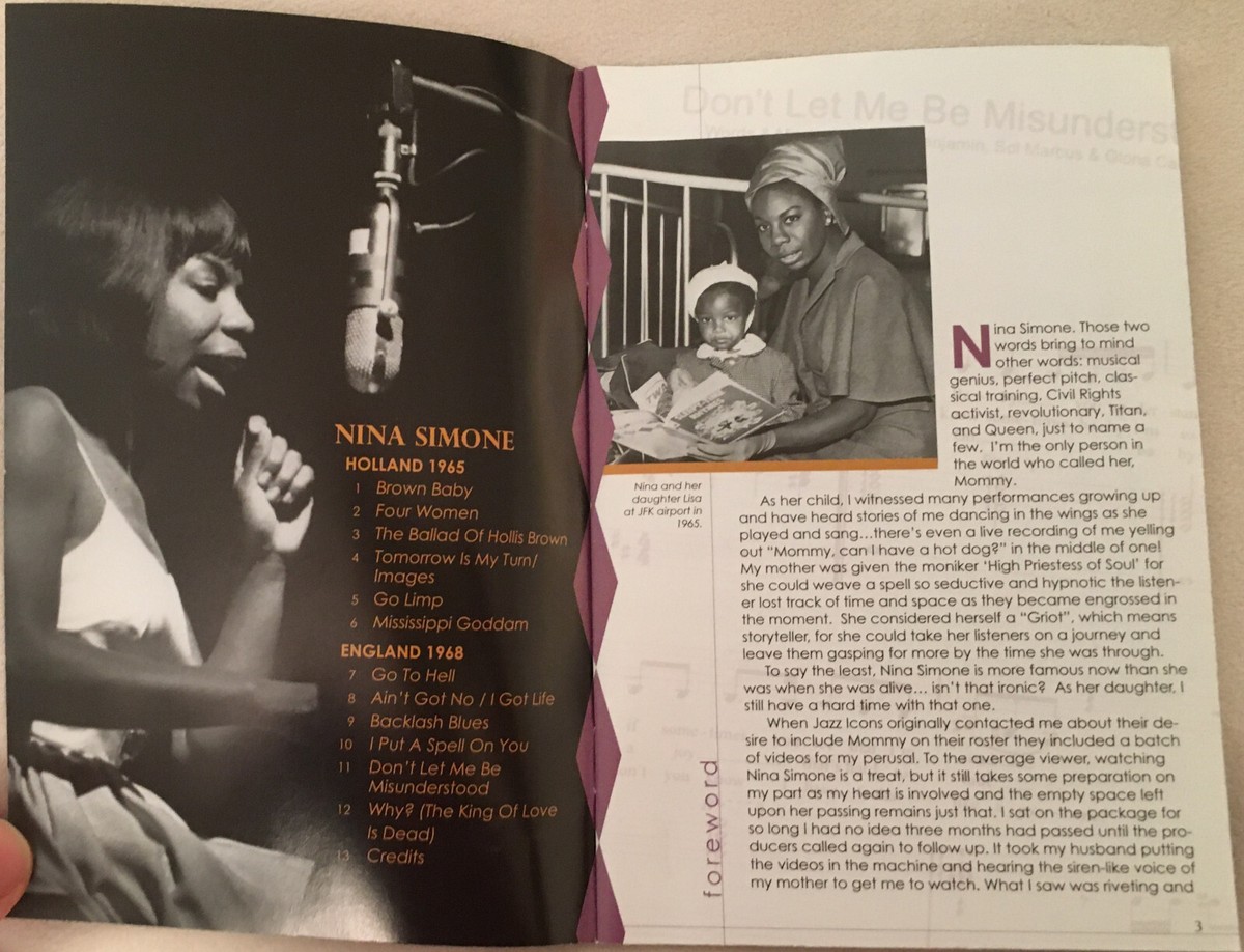 未使用・未開封品) Jazz Icons: Nina Simone Live in 65 & 68