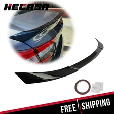 For 2018-2022 Honda Accord JDM Style Painted Gloss Black Trunk Lid Spoiler Wing