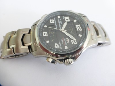 Orient Aerospace Titan Analoge Digital VZ-01-CO Alarm Chronograph