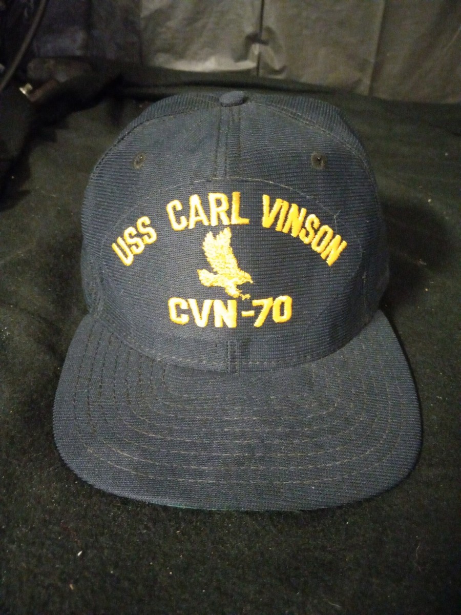 Vintage Navy Hat Cap USS Carl Vinson CVN-70 New Era Adjustable