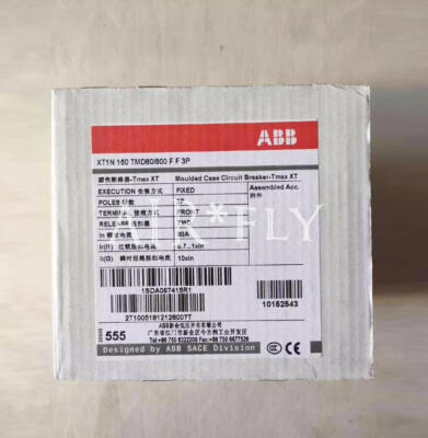 1PCS New ABB XT1N160 TMD80/800 FF 3P 80A breaker