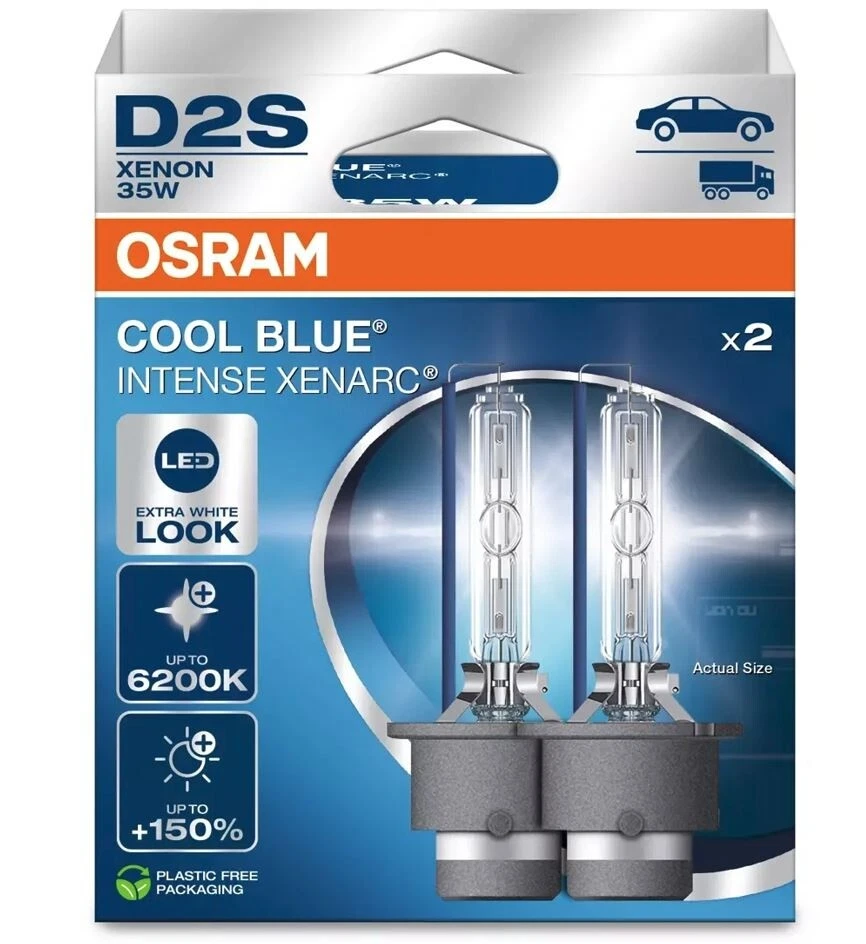 OSRAM D2S 12V 35W P32d-2 XENARC CoolBlue Intense NextGeneration 6200K Xenon - Bild 2 von 4