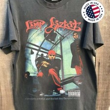 Limp Bizkit Shirt, Limp Bizkit 100 Cotton Charcoal Unisex T-shirt S-5XL KK2306