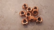M8 8mm  M10 10mm  Copper Flashed Exhaust Manifold Nuts - High Temperature