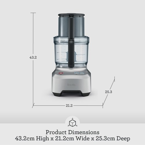Breville the Kitchen Wizz 15 Pro. Food Processor. Refurbished by Breville BFP800 - Picture 3 of 10