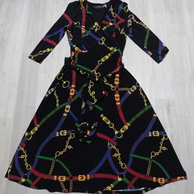 Lauren Ralph Lauren Women's 4 Equestrian Belting Surplice Jersey Dress Black | eBay Lauren Ralph Lauren Women's 4 Equestrian Belting Surplice Jersey Dress Black | eBay