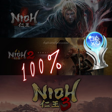 NIOH TRILOGY 1+2+3 PS4/PS5 Platinum Trophy Service FAST SAFE LEGIT