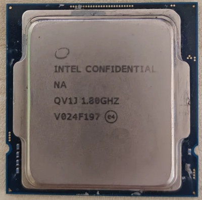 QV1J Intel Core i7-11700 ES Version 1.8GHz 8Core 16Thread 16MB LGA1200 CPU
