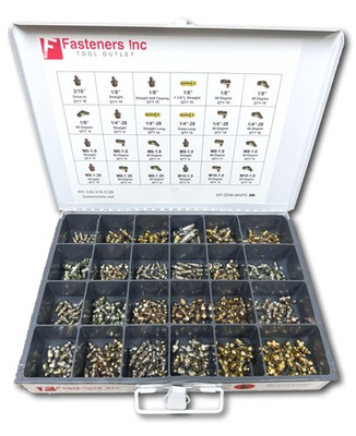 #ad #ad 240 PCS US amp; Metric Zerk Grease Fittings Assortment Kit $169.99