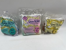 McDonald's 1992 Happy Meal "Snow White and the Seven Dwarfs" SEALED Set of 3