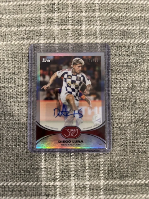2025 Topps Mls 30th Anniversary Collection Autographs Diego Luna Silver Foil /99