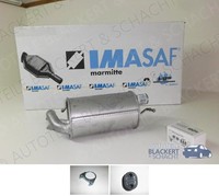 Imasaf ESD Auspuff Endtopf+Anbausatz für Seat Alhambra 1.9 TDI+2.0 TDI 1996-2010