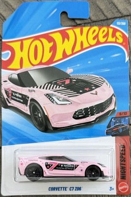 Hot Wheels Corvette C7 Z06 #9/10 Nightspeed Pink Recolor 2026 | eBay