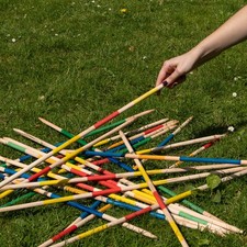 Giant Pick Up Sticks Wooden Outdoor Game Garden Family Game Set