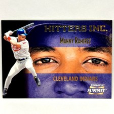 1996 Pinnacle Summit- Hitters Inc. Manny Ramirez #10 /4000 Cleveland Indians EX+