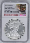 2018 S American Eagle Silver Dollar FDI- PF 70 Ultra Cameo | Graded SF Trolley