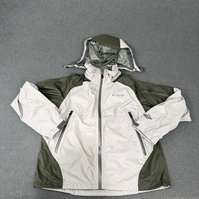 Columbia Jacket Mens XL Gray Titanium Interchange Hooded Full Zip Hiking Outdoor