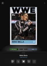 VIDEOGAME Topps WWE Slam 26 - TOPPS ARCHIVES 1964 Base - NIKKI BELLA