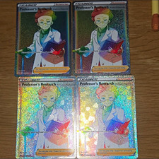Professor's Research Lot 4 069/202 Pokemon GO Holo Full Art Supporter Eng 2022