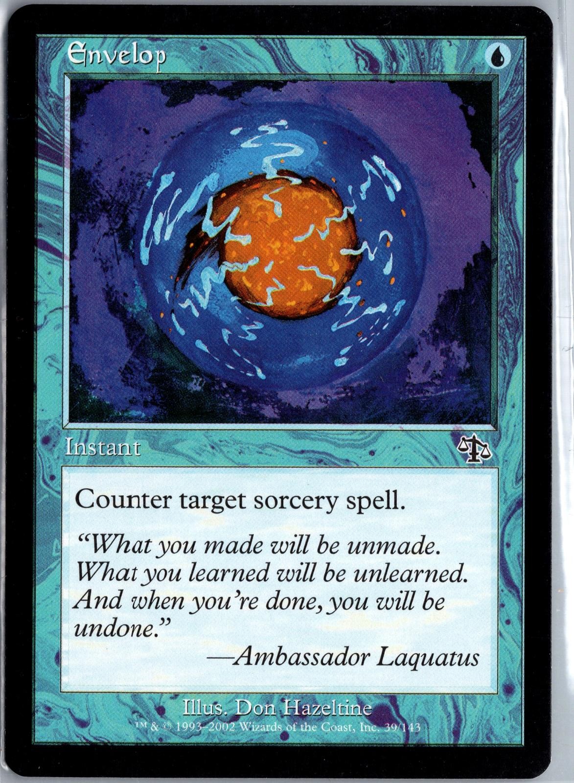 Envelop 39 Common Judgment Magic: The Gathering Lightly Played