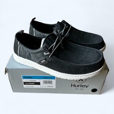 Hurley Laguna Men's Casual Slip on Shoes Black Size 12