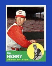 1963 Topps Set-Break #378 Bill Henry NR-MINT *GMCARDS*