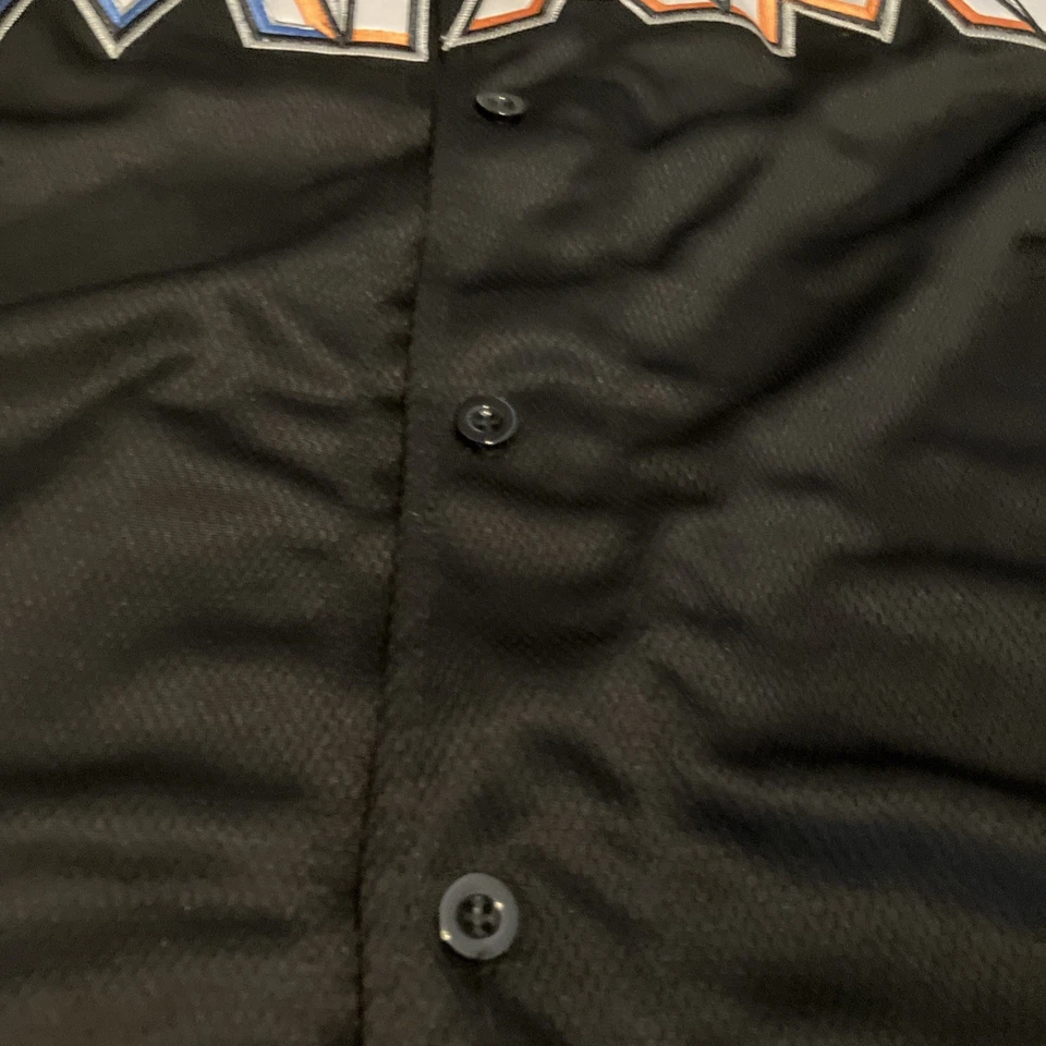 Jose Reyes #7 迈阿密马林鱼队 2012 黑色球衣缝制尺寸 52 XL 特大号 — 第 4/4 张图片