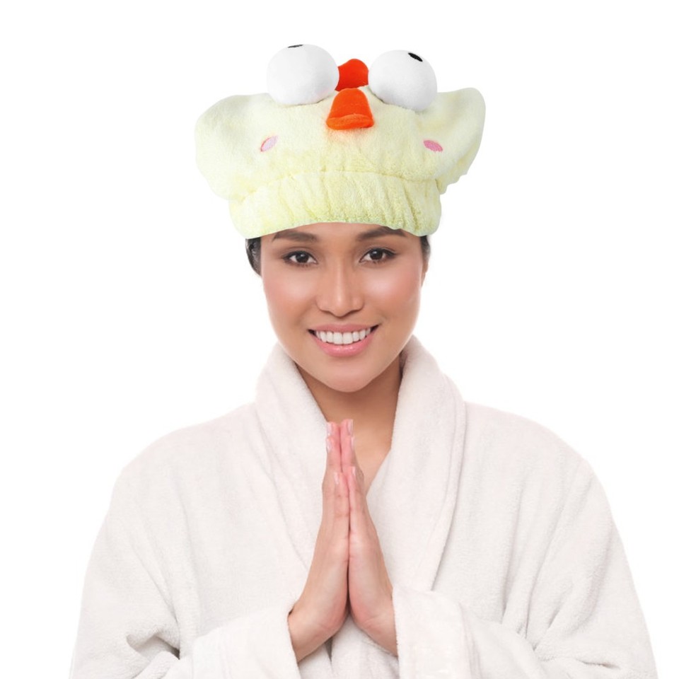 Travel Body Wash Hair Towel Cartoon Bath Cute Wraps for Drying | eBay ...