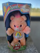 Vintage 1991 Kenner Care Bears Cheer Bear 13" New Damaged Box Includes Insert