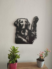 Golden Retriever Metal Sign, Unique Gift for Dog Lovers, Dog Wall Art