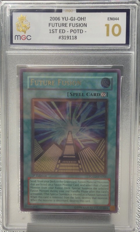 Yu-Gi-Oh Future Fusion POTD-EN044 1st Edition, Ultimate Rare, Graded 10.