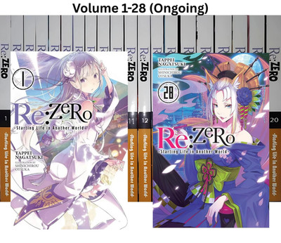 Re:Zero- Starting Life in Another World Light Novel Vol 1-28 English Version New