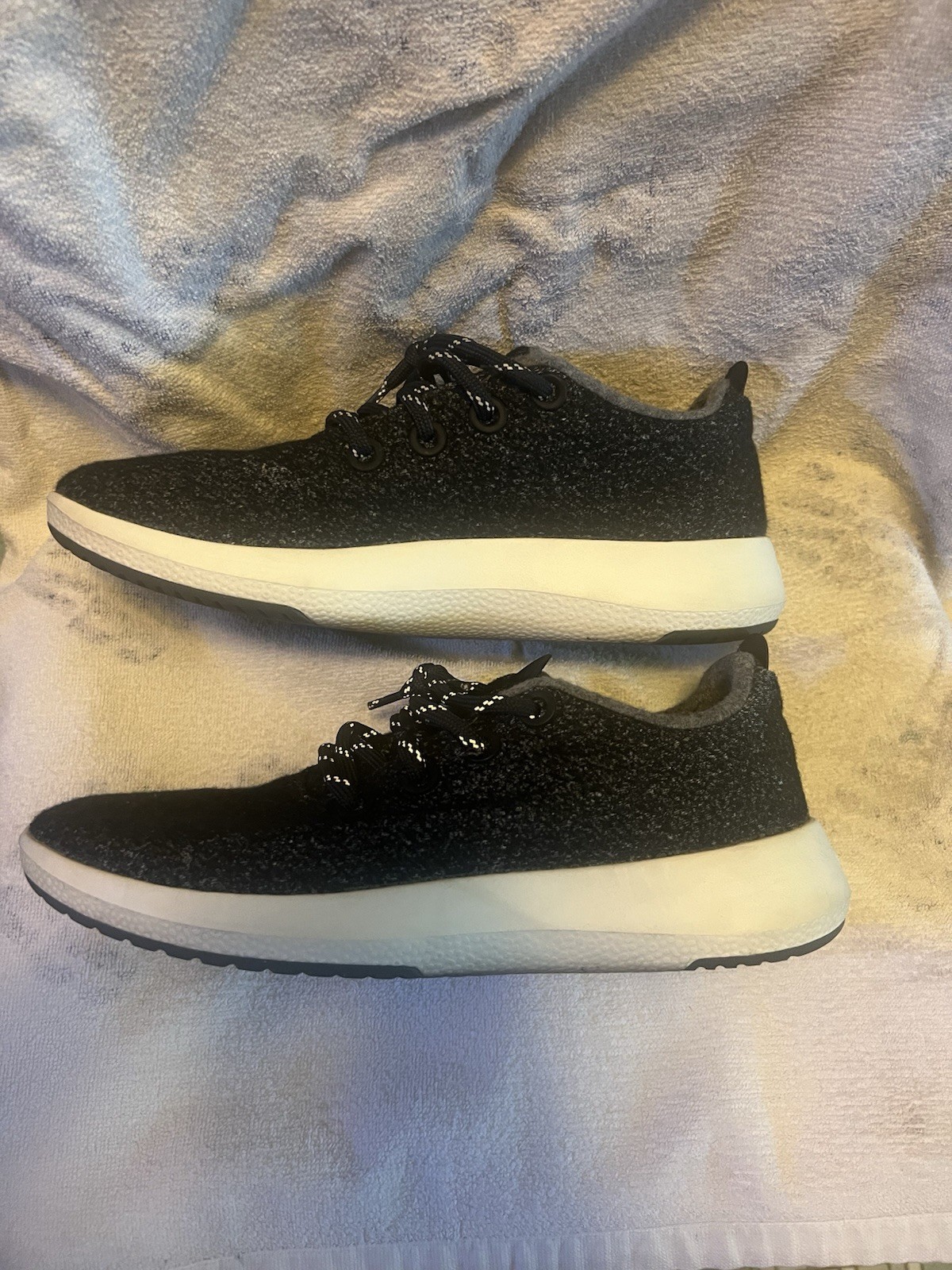 SAOLA Scarpe sneakers sportive Allbirds uomo taglia 9 runner lana blu ottime condizioni