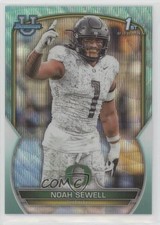2022 Bowman U Chrome Aqua Wave Refractor 50/299 Noah Sewell #57 10lg