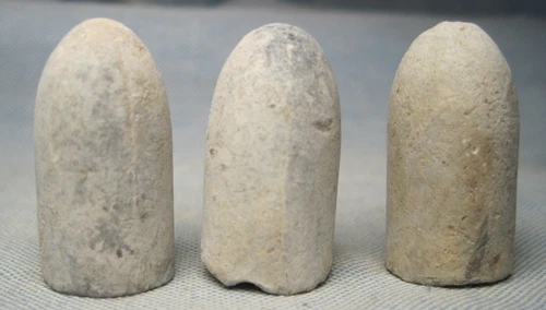 3 Nice Dug Civil War Dropped .57 cal. Enfield Bullets from New Hope Church