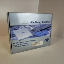 Lacie Pocket Floppy USB FDD Disk Drive Complete Windows/Mac