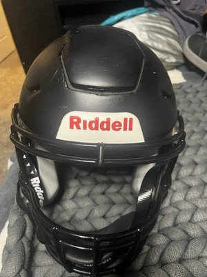 Riddell SpeedFlex ADULT Medium Helmet With Full Face Mask And Visor Matte Black