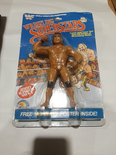 NEW-WWF Jimmy Superfly Snuka (1984) LJN 8 Inch Act...