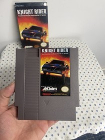 Knight Rider -  (Nintendo NES Video Game, 1989) WITH BOX No Manual TESTED
