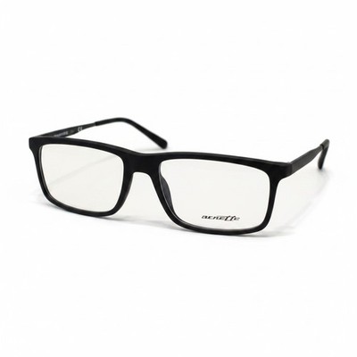 Arnette Eyeglasses Frames 7137 WOOT Black Rectangular Mens 54-17-140 NWT