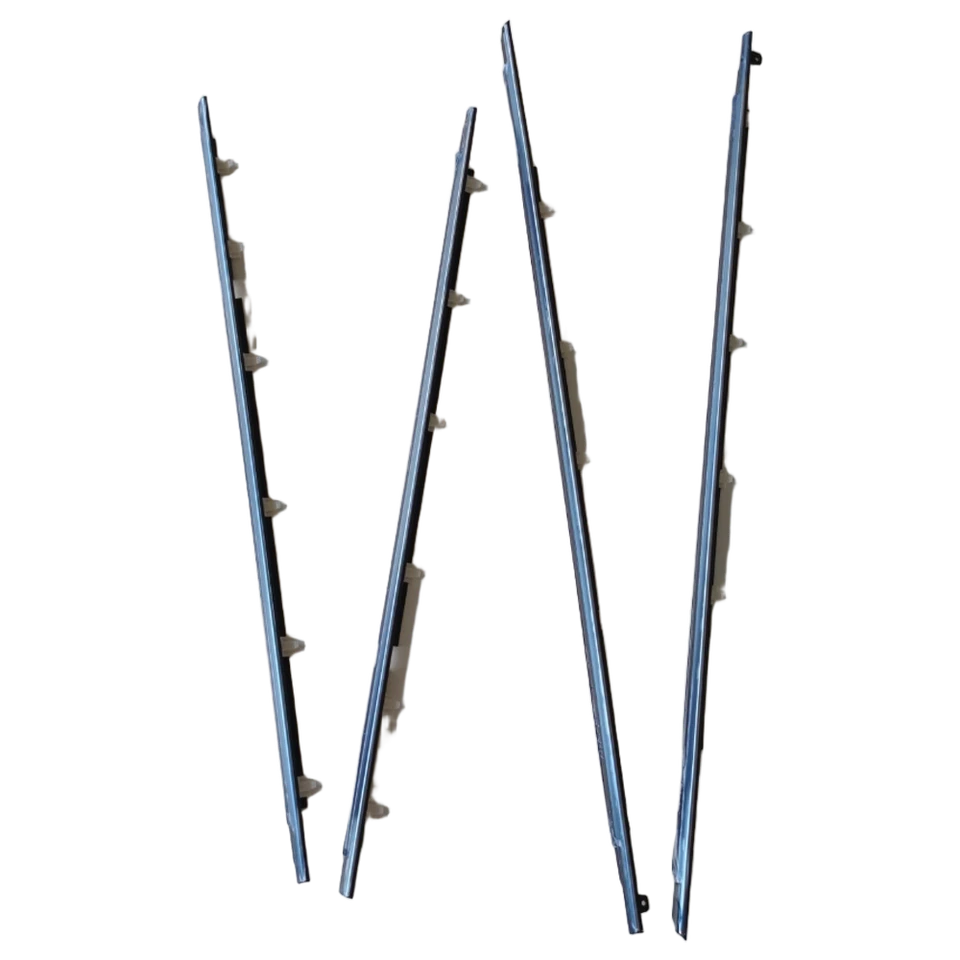 4PCS Weatherstrip Window Moulding Trim Seal Belt For Toyota Land Cruiser 91-97 Foto 4 de 4