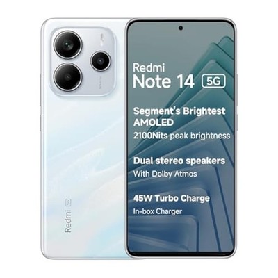 Redmi Note 14 5G (Titan Black, 8GB RAM 256GB Speicher) | Global Debut MTK