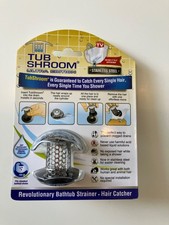 TubShroom  Ultra Drain Protector Hair Catcher Strainer in Stainless Steel New 