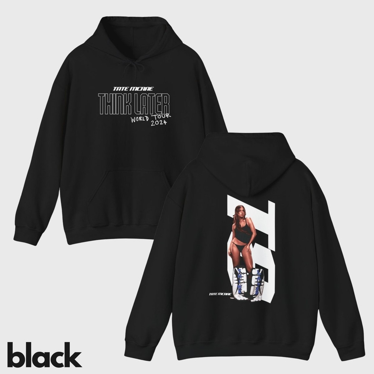 Think Later Tate Mcrae World Tour Merch, Tate Mcrae Hoodie