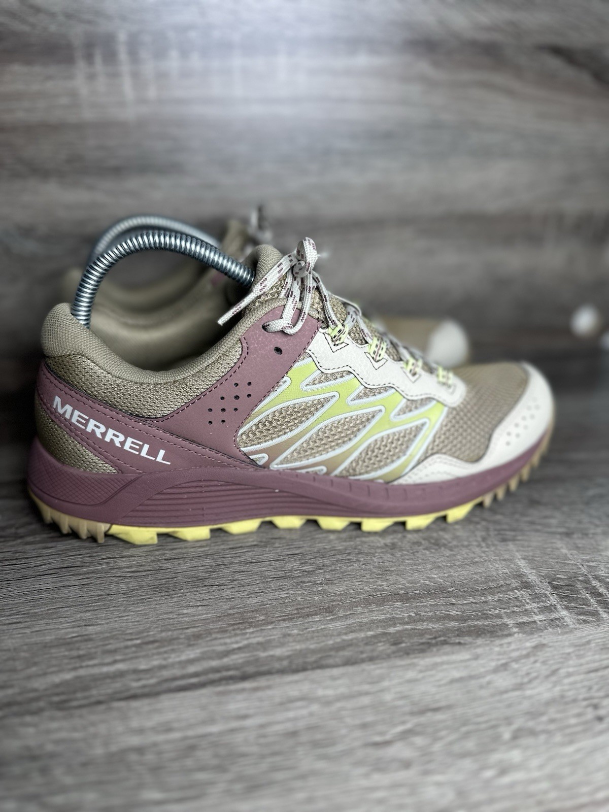 Scarpe Merrell Wildwood ostrica sedano trail escursionismo passeggio donna taglia 9 5