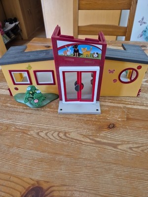 Playmobil 9275 Tierhotel Pfötchen Nur das Gebäude nicht Vollständig