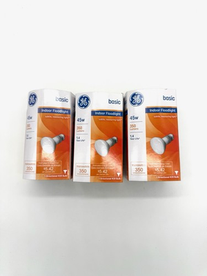 #ad #ad 3CT GE 45watt SOFT WHITE INDOOR FLOODLIGHT Cozy Relaxing 73026 R20 350 Lum $14.99