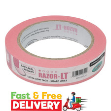 Quality Ultra Low Tack Masking Tape For Delicate Surfaces 90 Days 24mm x 40m