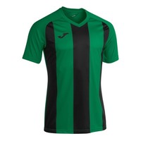 T-Shirt Kurzarm Joma Pisa II GrüN Schwarz, 102243.451.S, Sportshirt